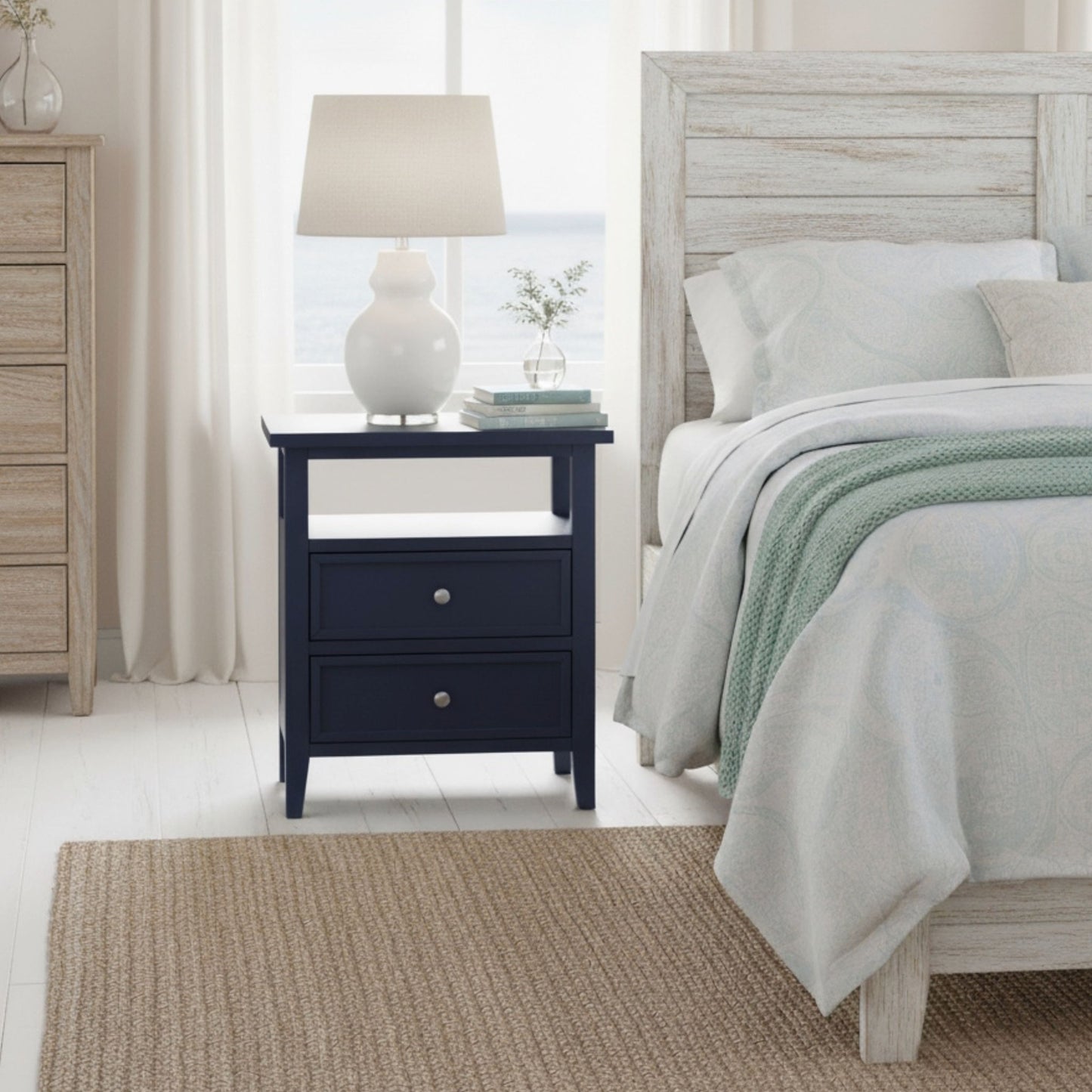 Weston - 2 Drawer Nightstand - The Sleep Loft - Online Mattress Showroom NYC