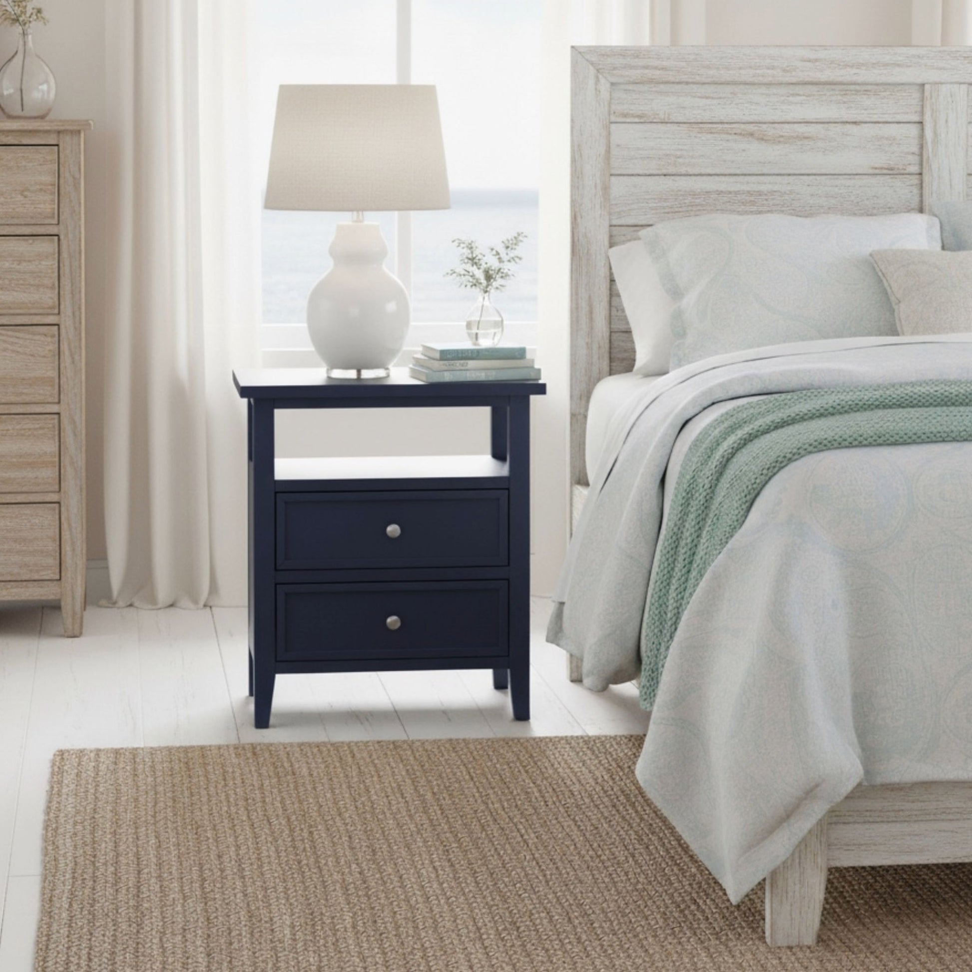 Weston - 2 Drawer Nightstand - The Sleep Loft - Online Mattress Showroom NYC