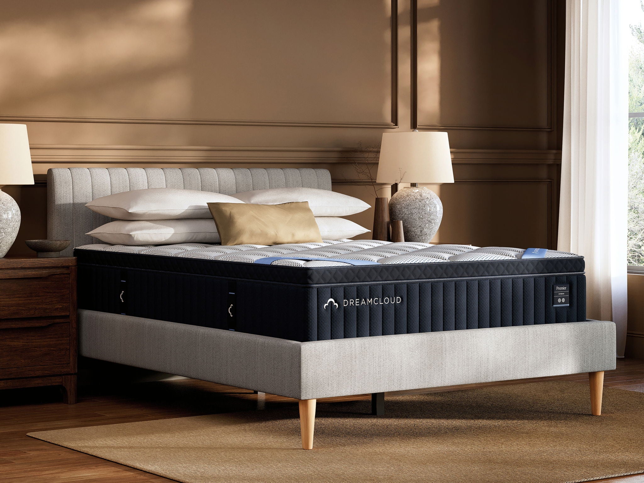 Dreaming drop ドリーミングドロップ ギンガム エイリス ネイビー Dreamcloud Luxe Hybrid Mattress – Rustic Furniture Depot