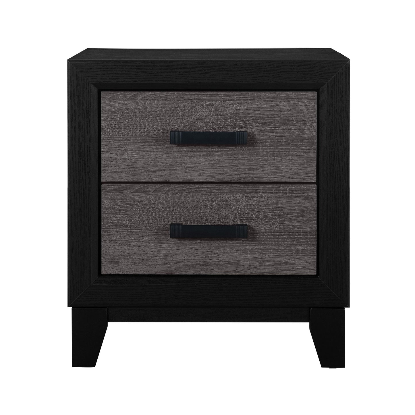 Soluto - Nightstand - Gray / Black - The Sleep Loft - Online Mattress Showroom NYC