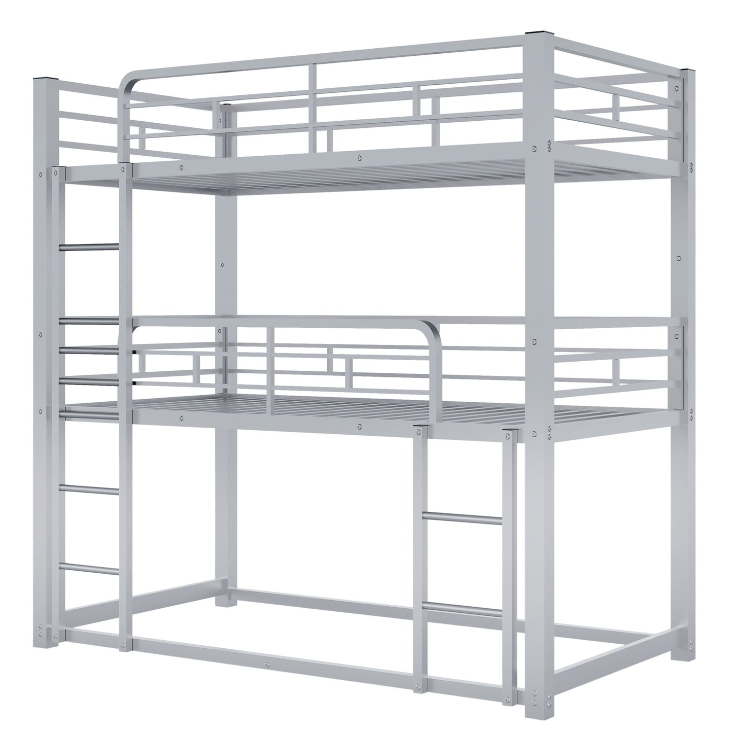 Triple Bunk Bed With Sturdy Construction And Space Saving Design - The Sleep Loft - Online Mattress Showroom NYC