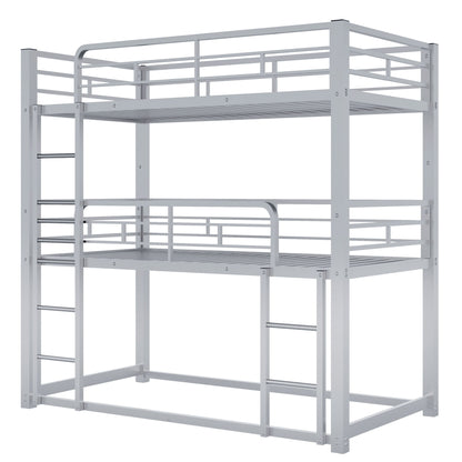 Triple Bunk Bed With Sturdy Construction And Space Saving Design - The Sleep Loft - Online Mattress Showroom NYC