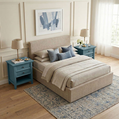 Amherst - Bedside Table, Handcrafted - The Sleep Loft - Online Mattress Showroom NYC