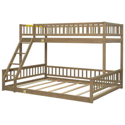 Bunk Bed With Ladder And Guardrails - The Sleep Loft - Online Mattress Showroom NYC