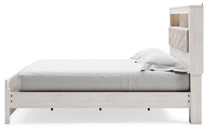 Altyra - King Bookcase Panel Bed - White - The Sleep Loft - Online Mattress Showroom NYC