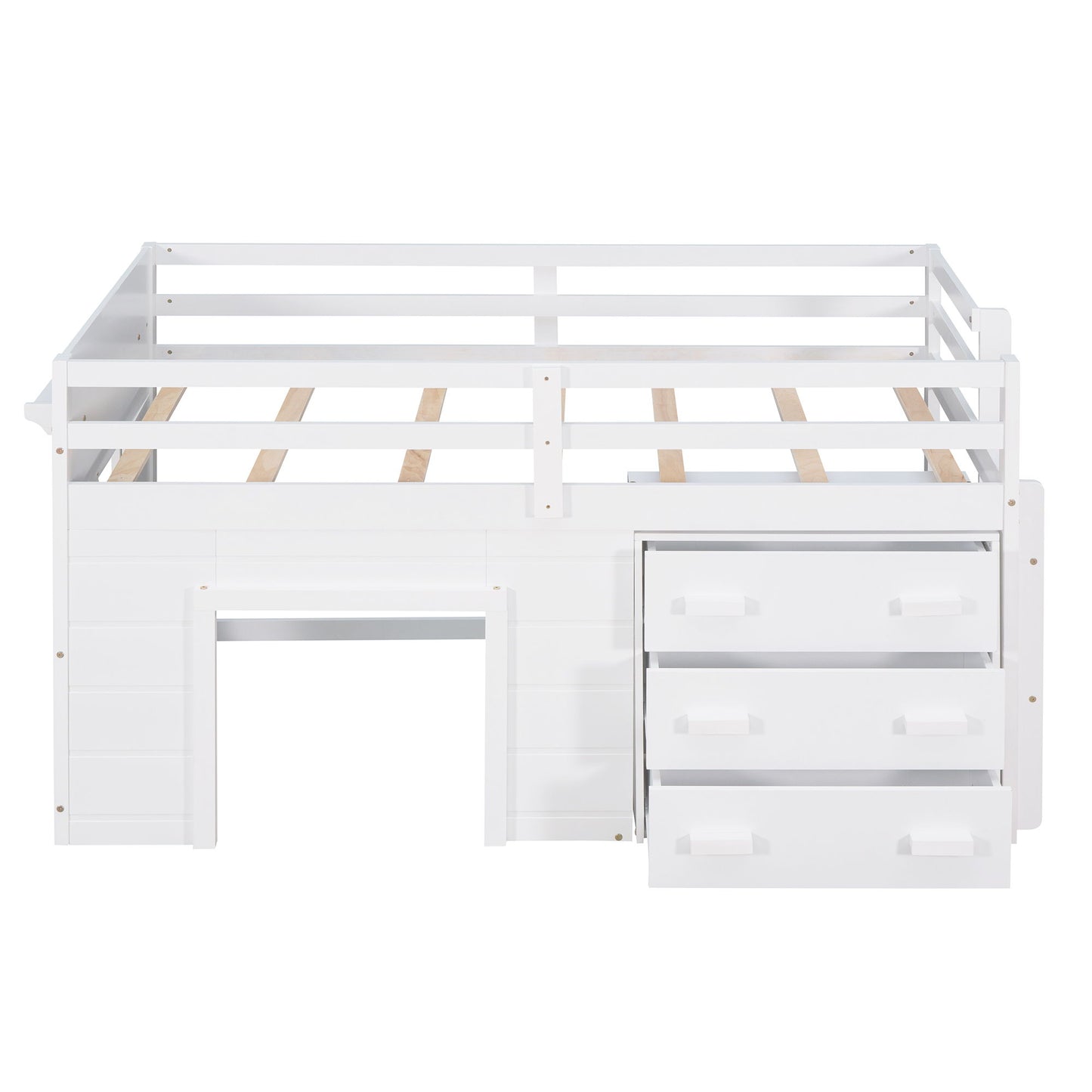 Loft Bed With Cabinet And Shelf - The Sleep Loft - Online Mattress Showroom NYC