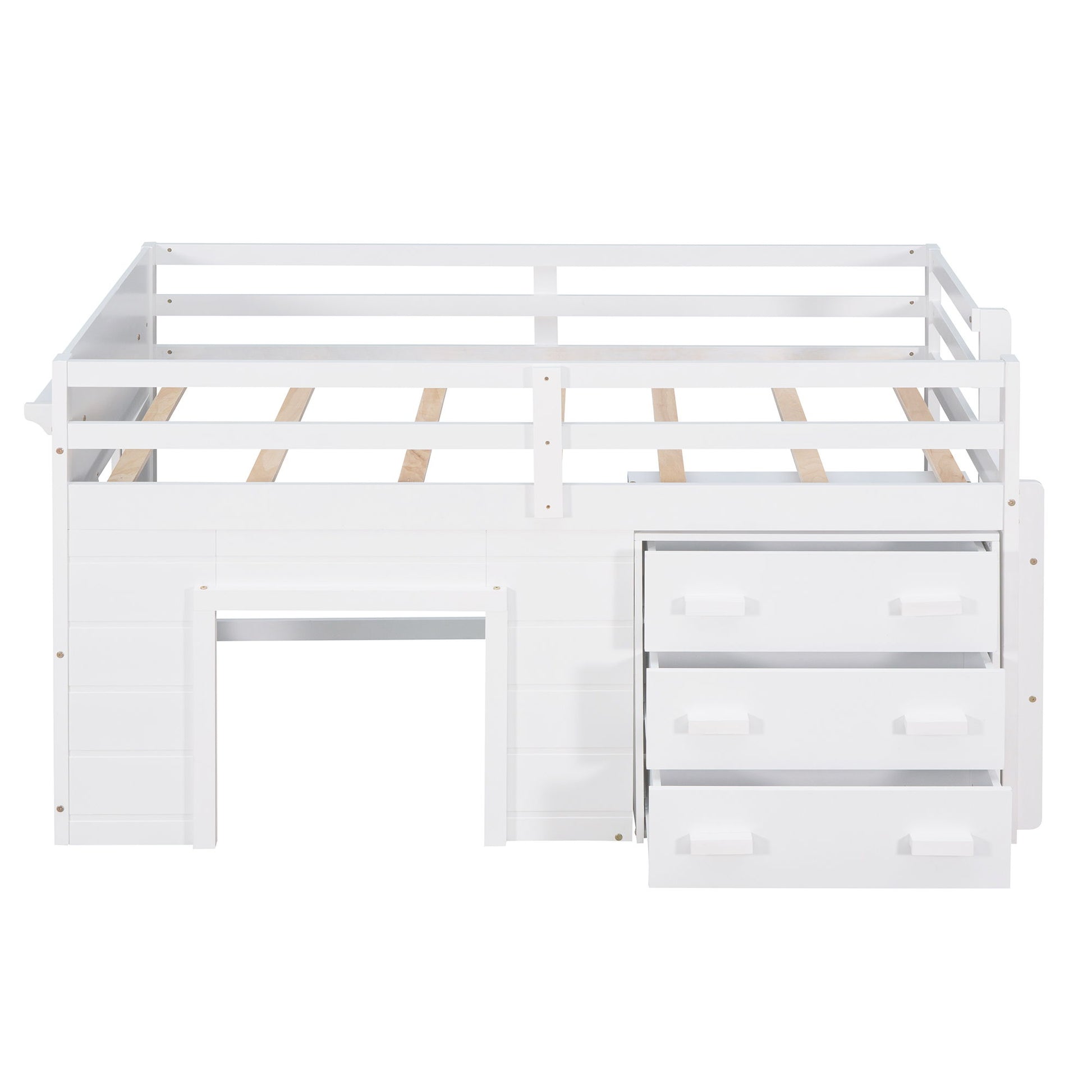 Loft Bed With Cabinet And Shelf - The Sleep Loft - Online Mattress Showroom NYC