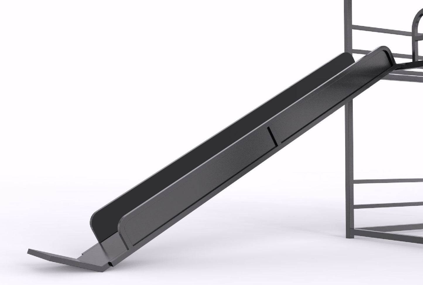 Twin Size House Loft Bed With Slide And Ladder - Black - The Sleep Loft - Online Mattress Showroom NYC