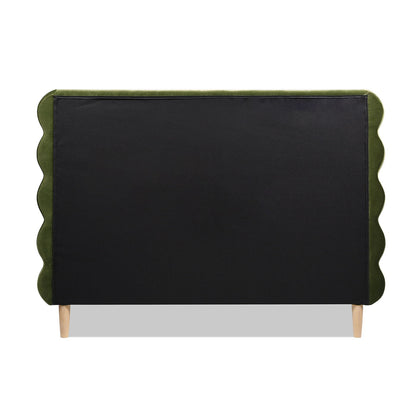 Stockholm - Modern Wavy Headboard Platform Bed - The Sleep Loft - Online Mattress Showroom NYC