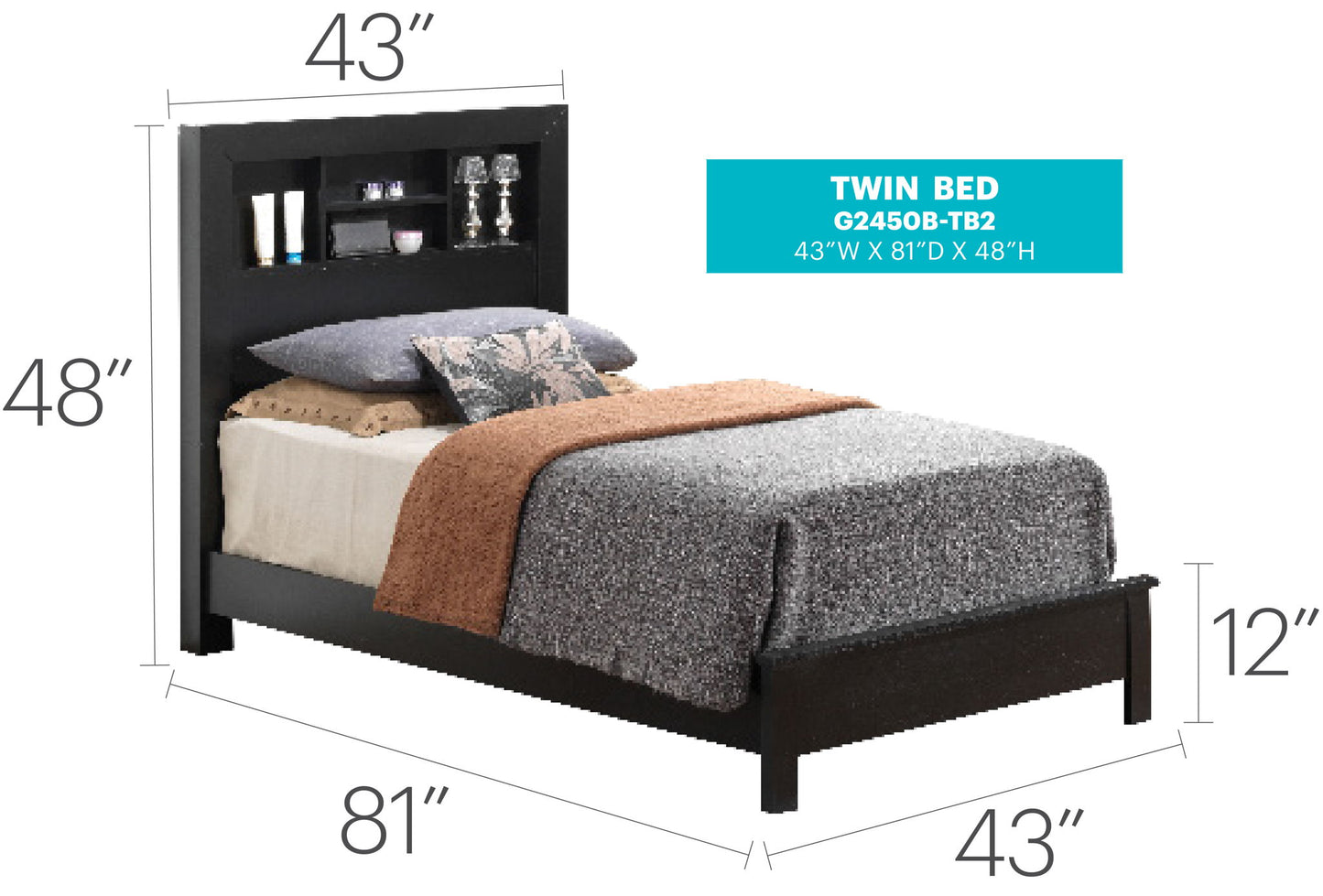 Bed With Transitional Design Stylish - The Sleep Loft - Online Mattress Showroom NYC