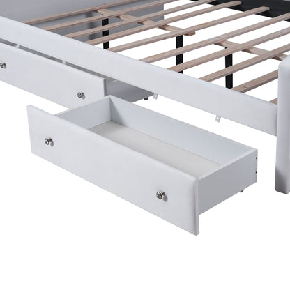 Upholstered Daybed With LED Lights And 2 Drawersme - The Sleep Loft - Online Mattress Showroom NYC