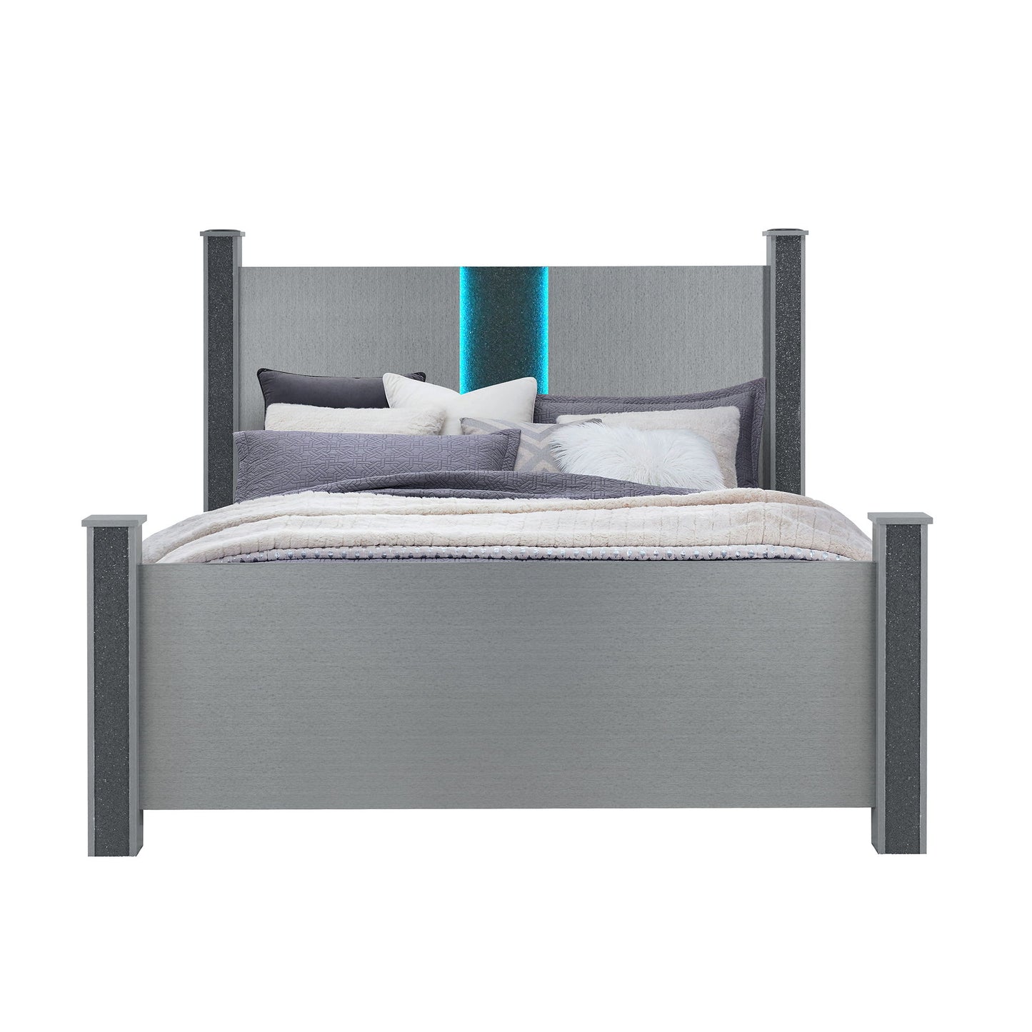 Lorenzo - Bed With Speakers And Glittered Detailing - The Sleep Loft - Online Mattress Showroom NYC