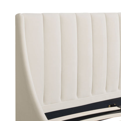 Aspen - Vertical Tufted Modern Headboard Platform Bed Set - The Sleep Loft - Online Mattress Showroom NYC