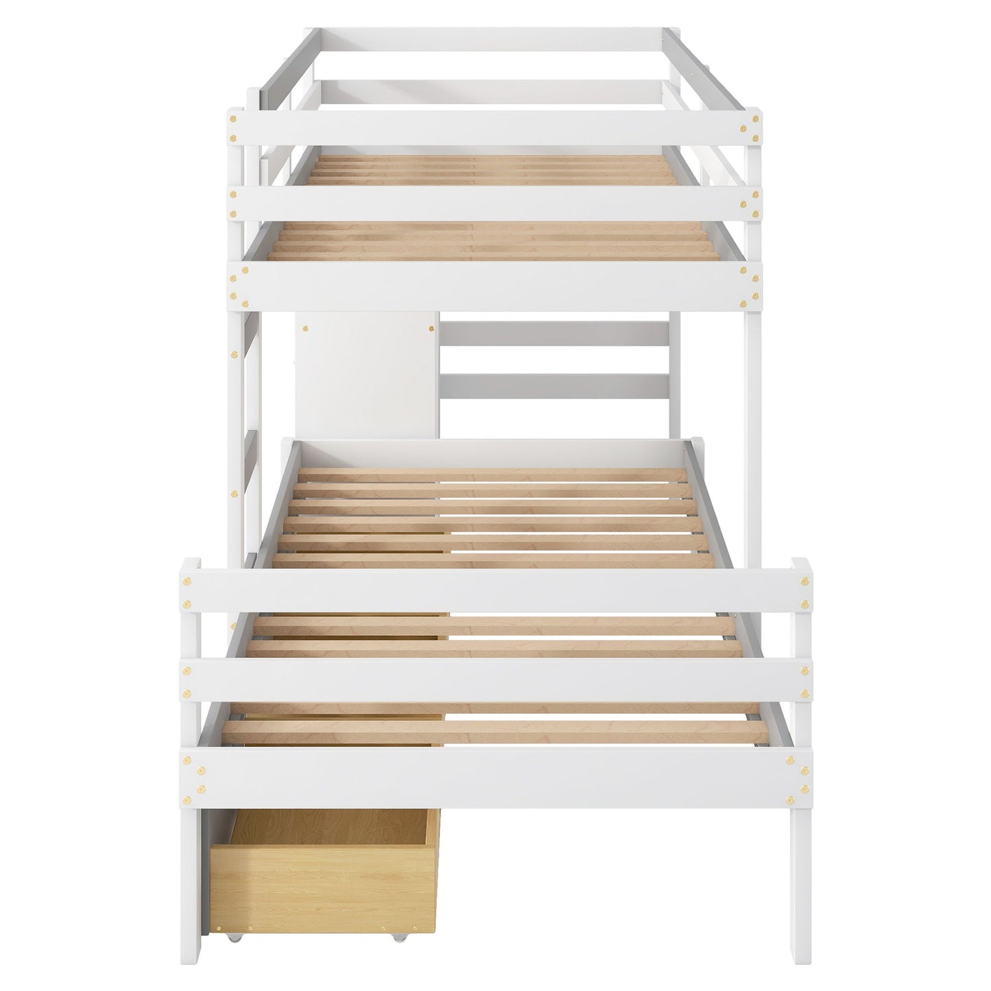 Loft Bunk Bed With Drawers And Ladder - The Sleep Loft - Online Mattress Showroom NYC