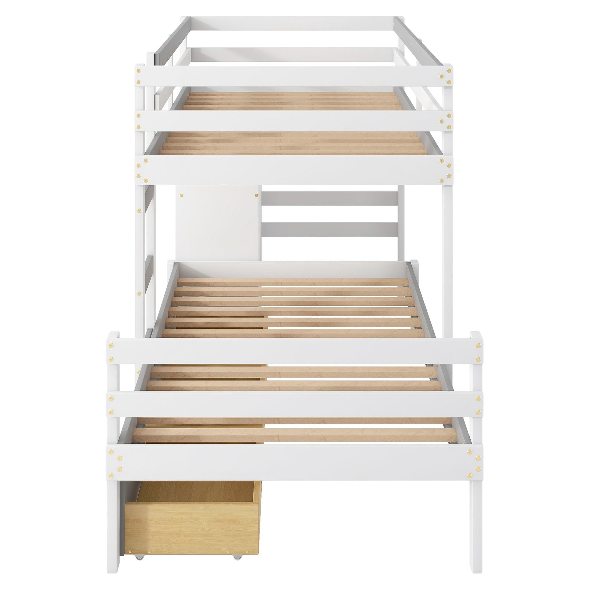 Loft Bunk Bed With Drawers And Ladder - The Sleep Loft - Online Mattress Showroom NYC