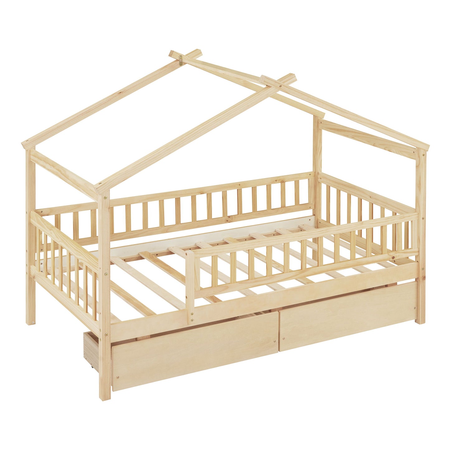 House Bed With 2 Drawers - The Sleep Loft - Online Mattress Showroom NYC