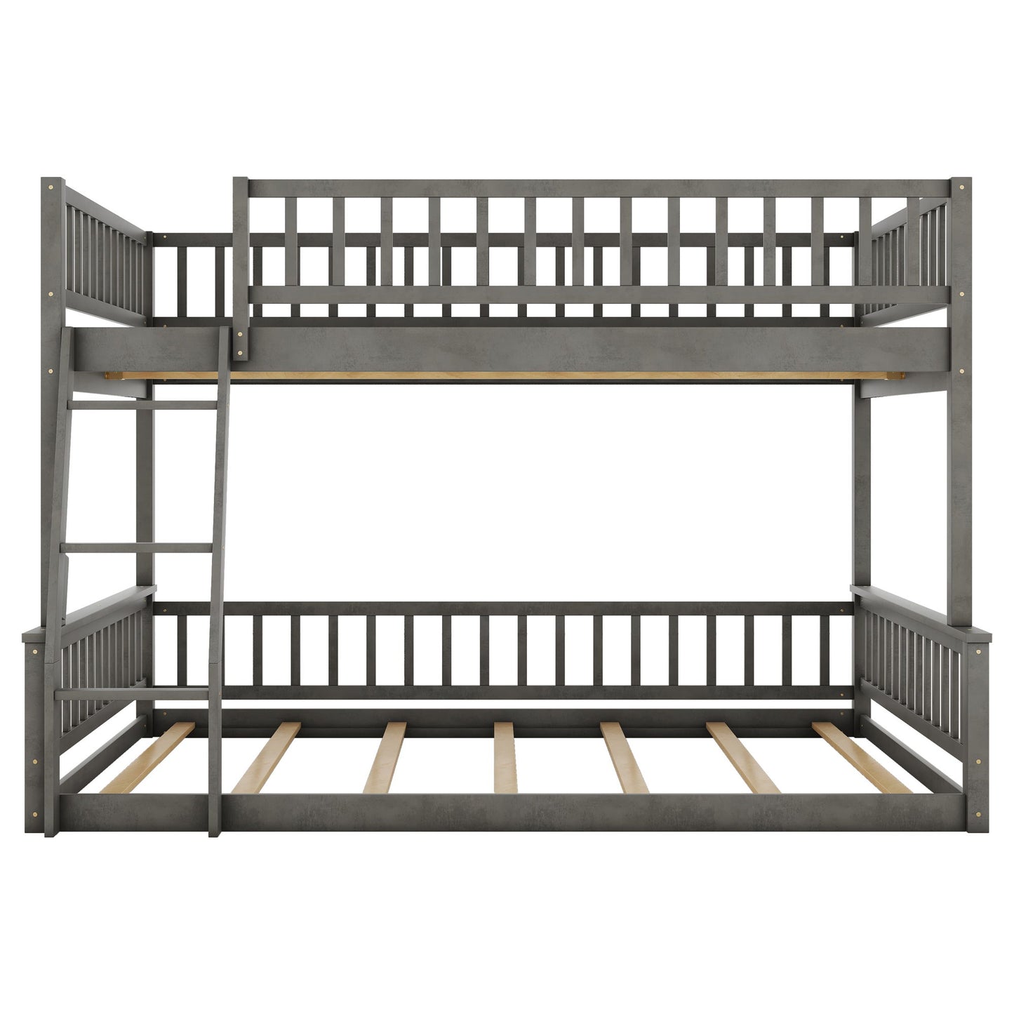 Bunk Bed With Ladder And Guardrails - The Sleep Loft - Online Mattress Showroom NYC
