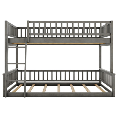 Bunk Bed With Ladder And Guardrails - The Sleep Loft - Online Mattress Showroom NYC