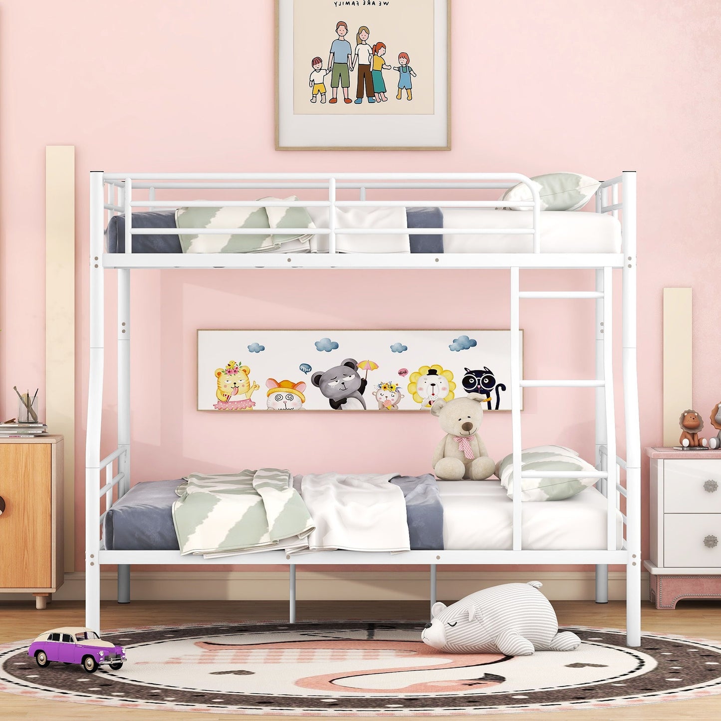 Steel Construction Bunk Bed - The Sleep Loft - Online Mattress Showroom NYC