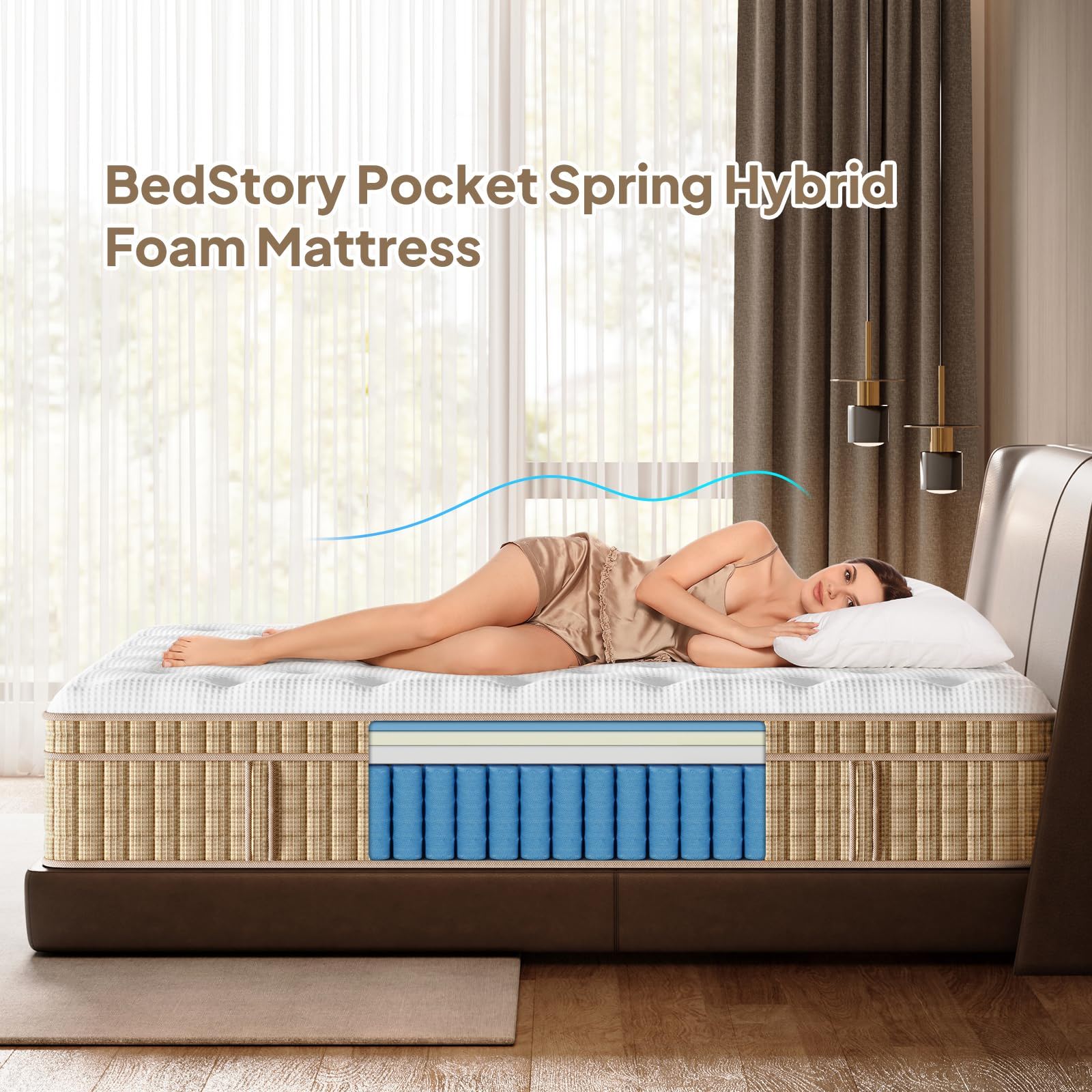 14" Hybrid Mattress With Innerspring & Gel Memory Foam - The Sleep Loft - Online Mattress Showroom NYC