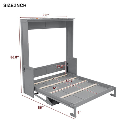 Murphy Bed With Desk, LED Lights & USB Charging Station - The Sleep Loft - Online Mattress Showroom NYC
