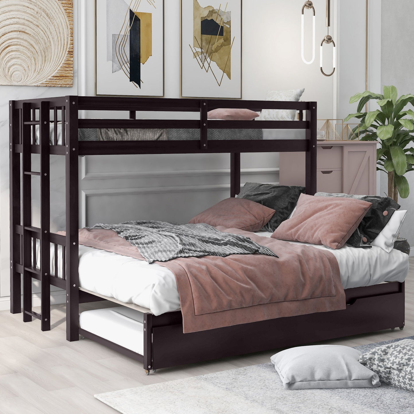 Smooth Mobility Bunk Bed With Trundle - The Sleep Loft - Online Mattress Showroom NYC