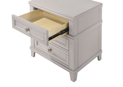 3 Drawer Nightstand With USB - The Sleep Loft - Online Mattress Showroom NYC