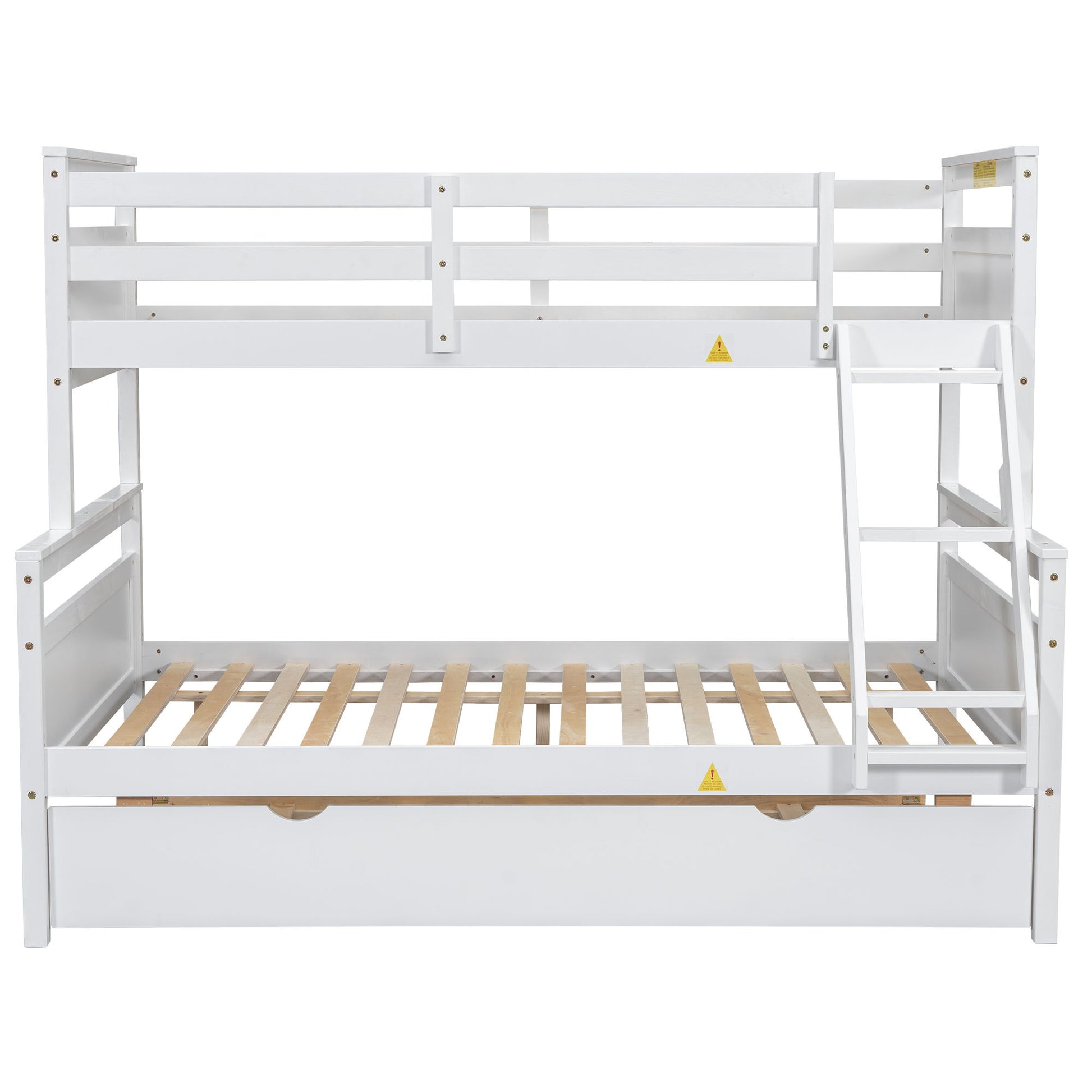 Bunk Bed With Ladder And Safety Guardrail - The Sleep Loft - Online Mattress Showroom NYC