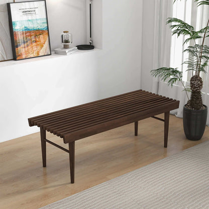 Mia - Bench - Dark Brown - The Sleep Loft - Online Mattress Showroom NYC