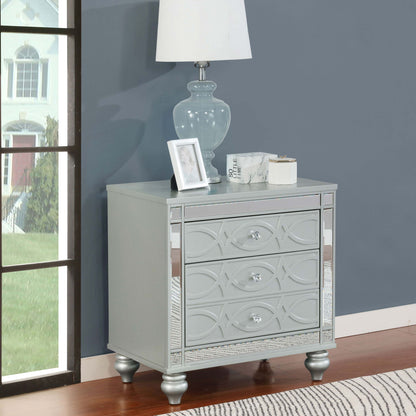Menlo - 2 Drawer Nightstand - Gray - The Sleep Loft - Online Mattress Showroom NYC