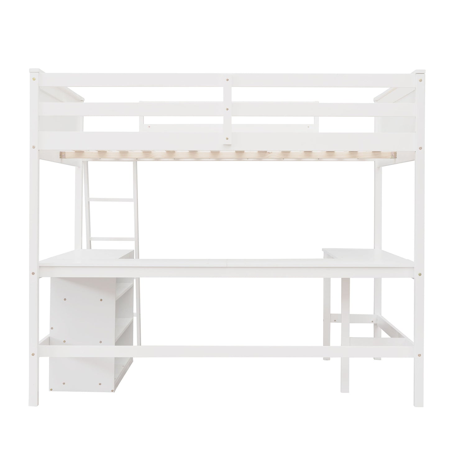 Loft Bed With Shelves With Desk - The Sleep Loft - Online Mattress Showroom NYC