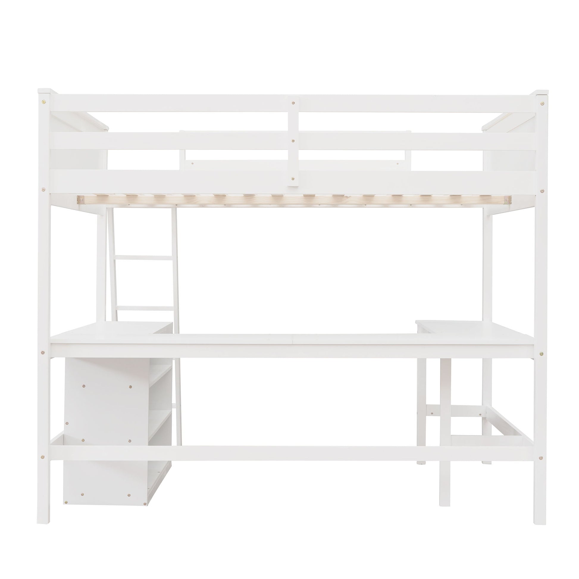 Loft Bed With Shelves With Desk - The Sleep Loft - Online Mattress Showroom NYC