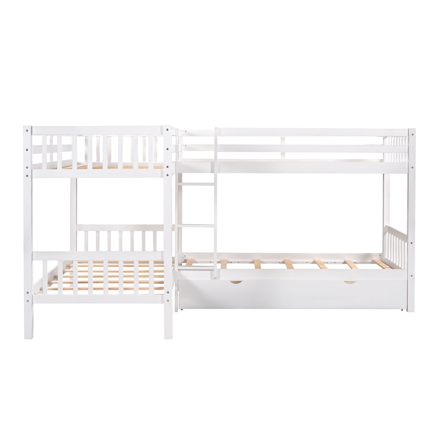L Shaped Bunk Bed With Drawers - The Sleep Loft - Online Mattress Showroom NYC