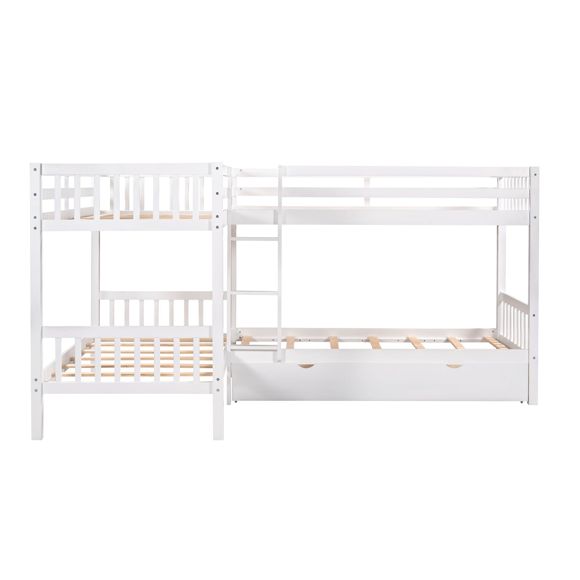 L Shaped Bunk Bed With Drawers - The Sleep Loft - Online Mattress Showroom NYC