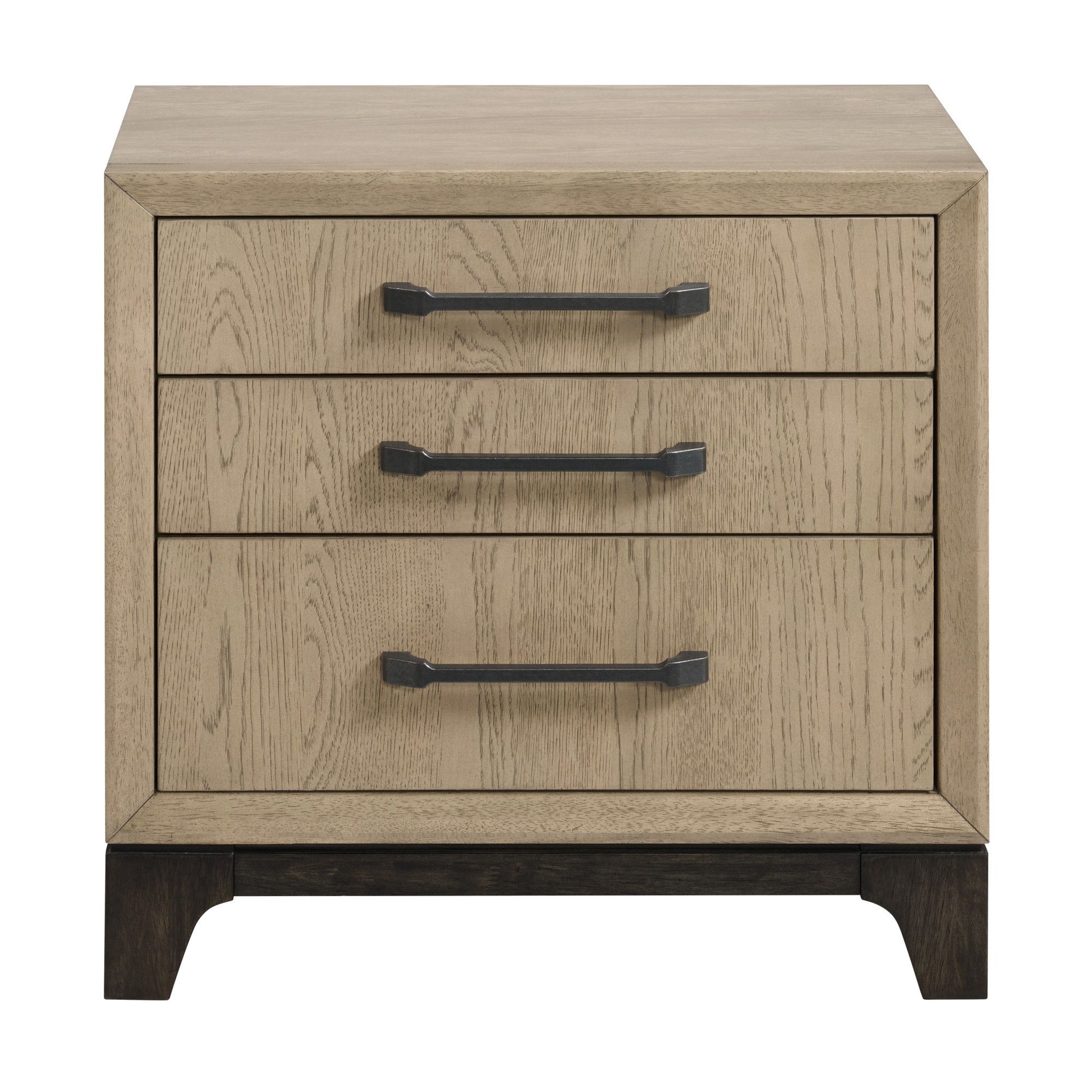 3 Drawer Nightstand With USB Charging Port - Brown - The Sleep Loft - Online Mattress Showroom NYC