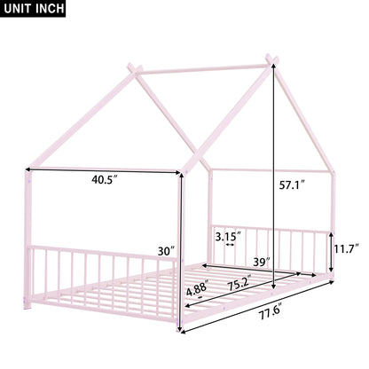 Metal House Bed - The Sleep Loft - Online Mattress Showroom NYC