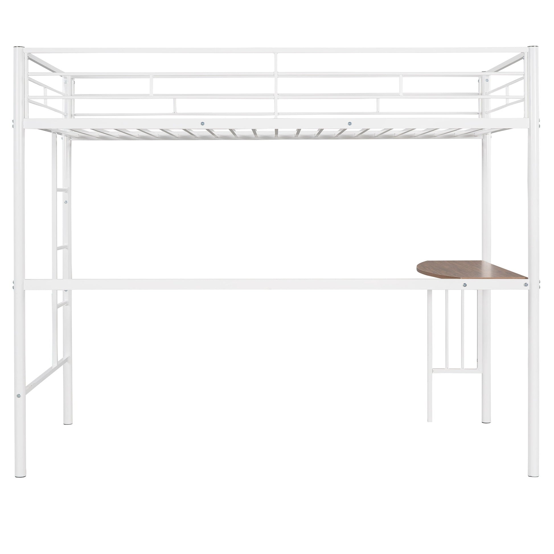 Bunk Bed With Desk, Ladder And Quality Slats For Bedroom - The Sleep Loft - Online Mattress Showroom NYC