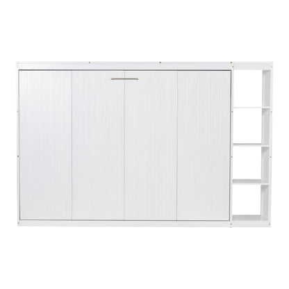 Murphy Bed With Bookshelf And Storage - The Sleep Loft - Online Mattress Showroom NYC