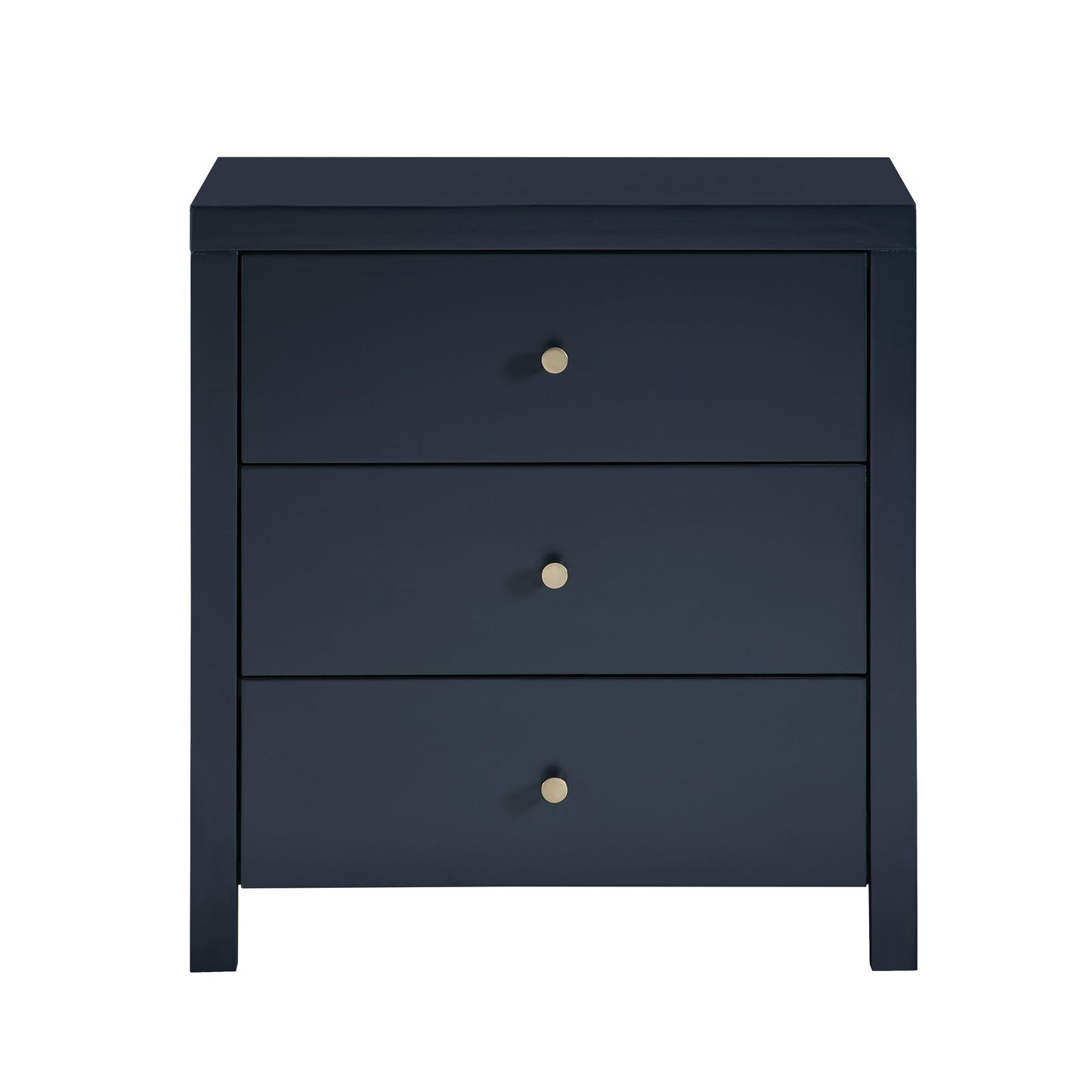 Nevarre - 3 Drawer Nightstand - The Sleep Loft - Online Mattress Showroom NYC