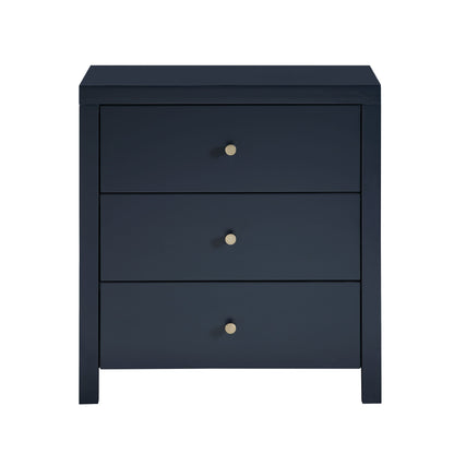 Nevarre - 3 Drawer Nightstand - The Sleep Loft - Online Mattress Showroom NYC