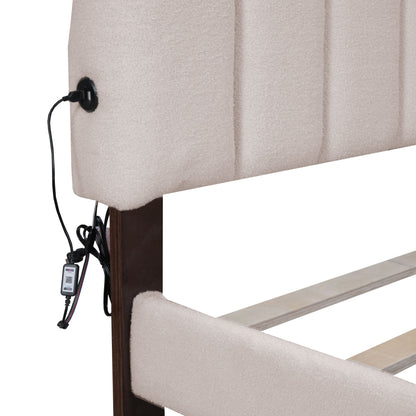 Upholstered Platform Bed With Drawer - The Sleep Loft - Online Mattress Showroom NYC