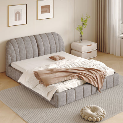 Elegant Design Upholstered Platform Bed - The Sleep Loft - Online Mattress Showroom NYC