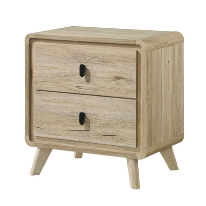 Nightstand & 2 Drawers - Beige - The Sleep Loft - Online Mattress Showroom NYC