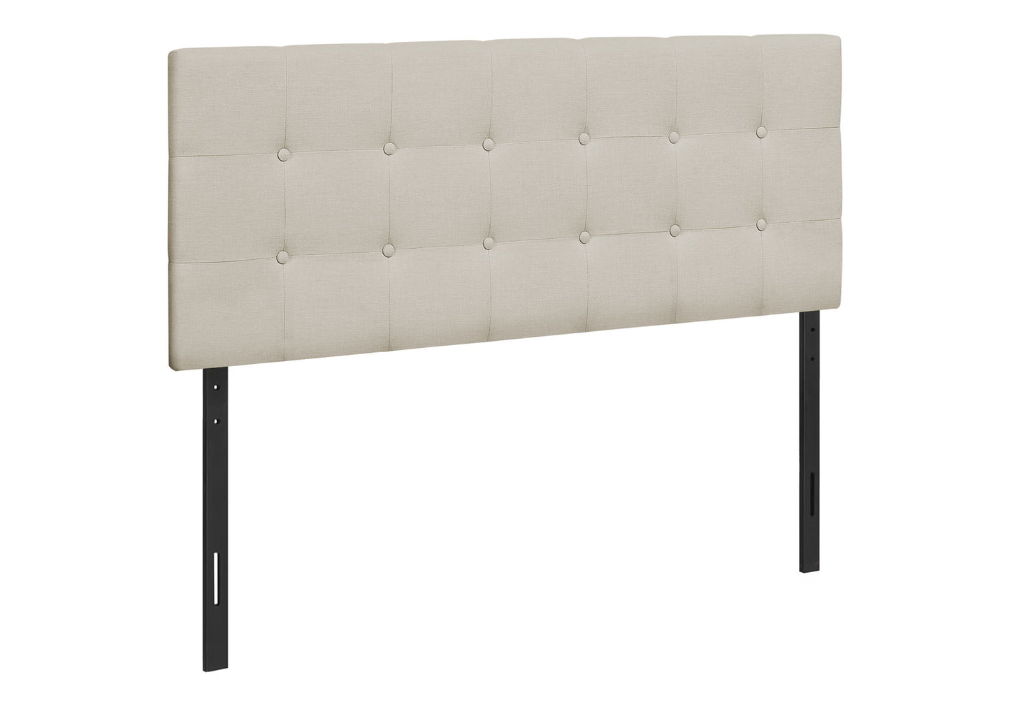 Full Size, Bed Headboard Only Upholstered, Transitional - Beige - The Sleep Loft - Online Mattress Showroom NYC
