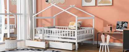 House Bed With 2 Drawers - The Sleep Loft - Online Mattress Showroom NYC