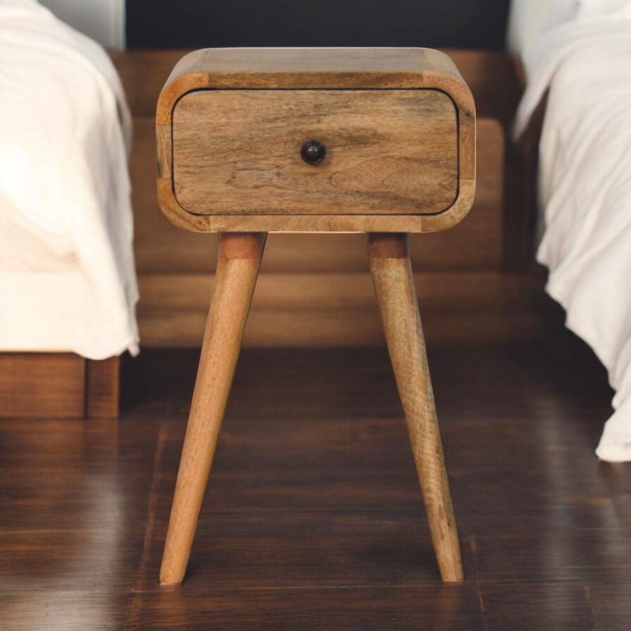 Avora - Nightstand With 1 Drawer - The Sleep Loft - Online Mattress Showroom NYC