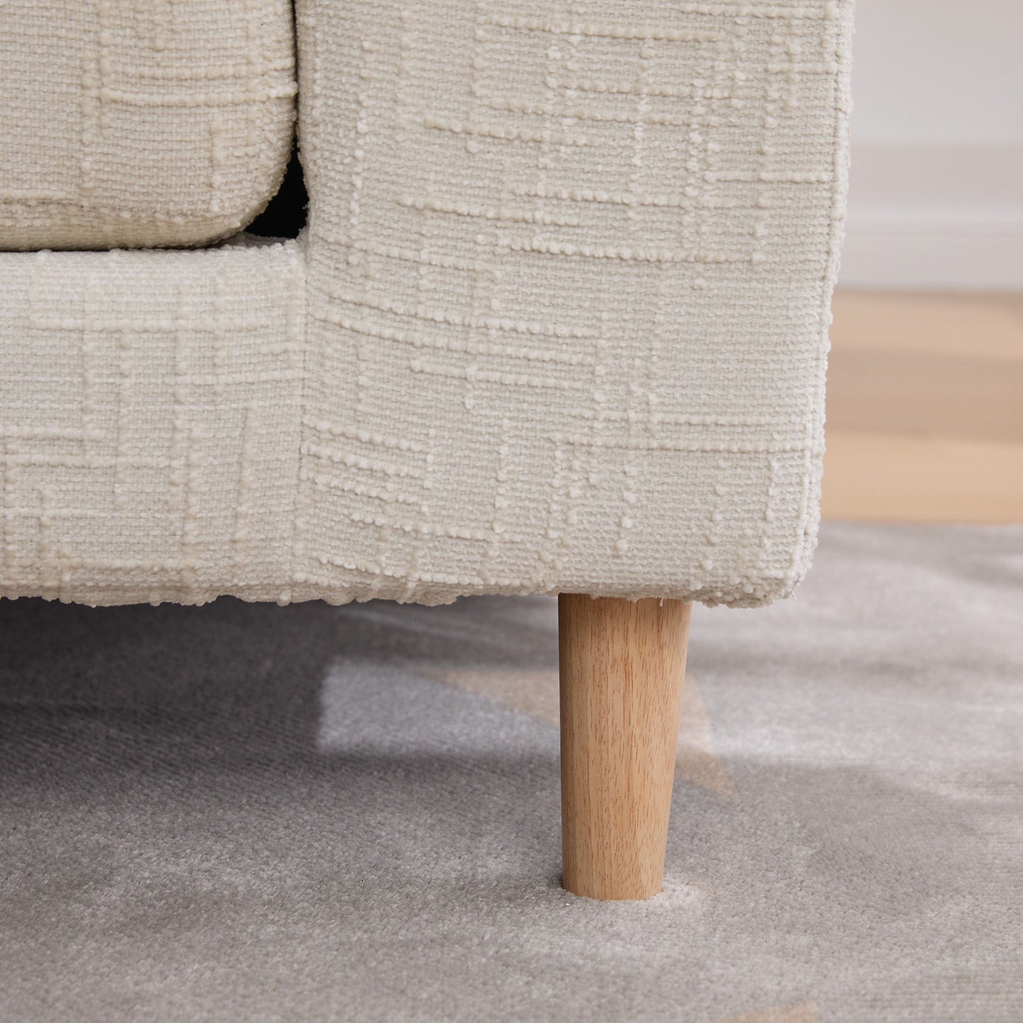 Modern Upholstered End Of Bed Bench With Armrests - The Sleep Loft - Online Mattress Showroom NYC