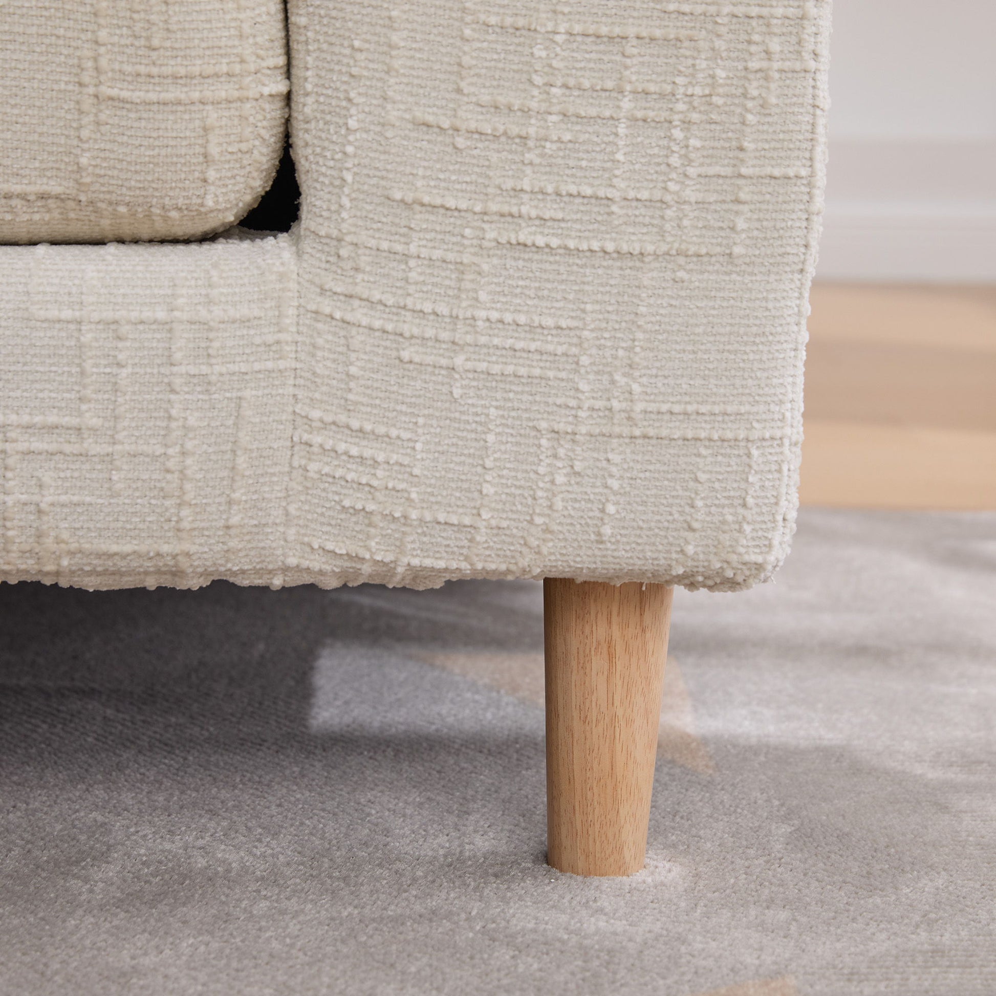Modern Upholstered End Of Bed Bench With Armrests - The Sleep Loft - Online Mattress Showroom NYC