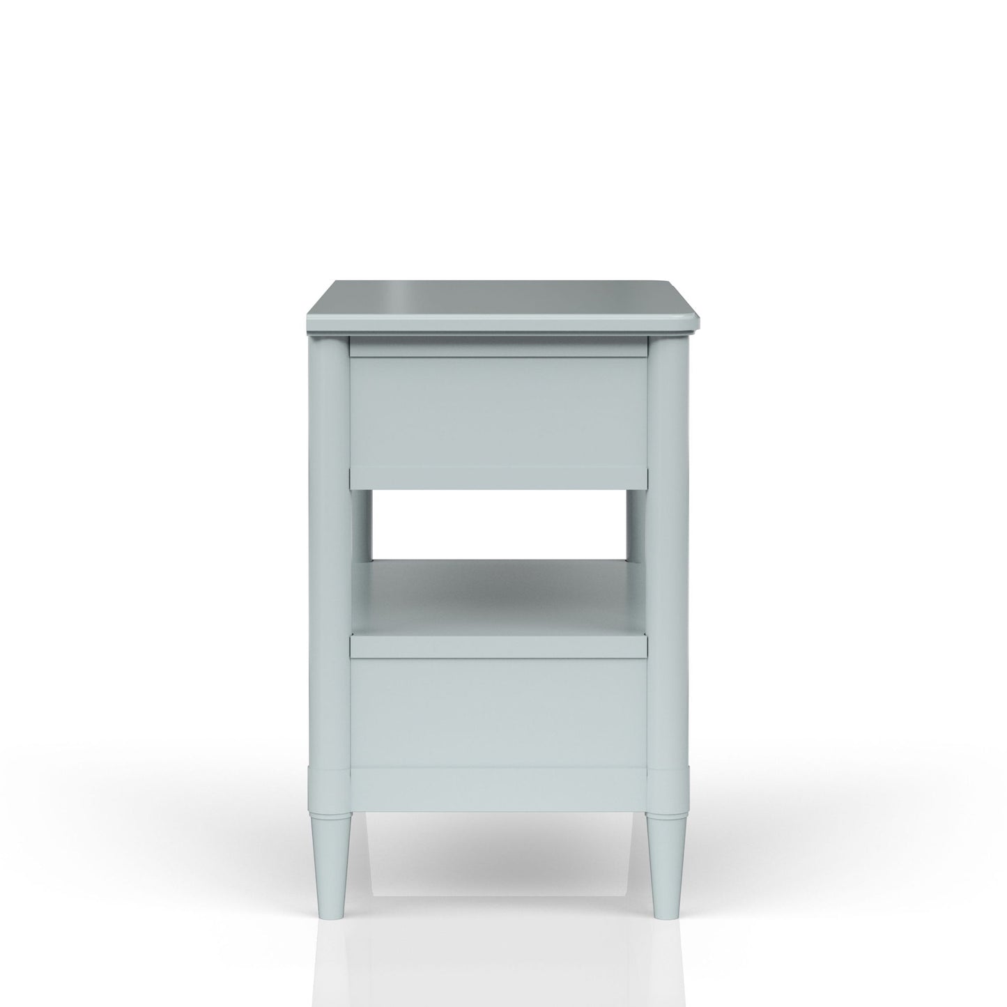 Open Nightstand With 2 Drawers - The Sleep Loft - Online Mattress Showroom NYC