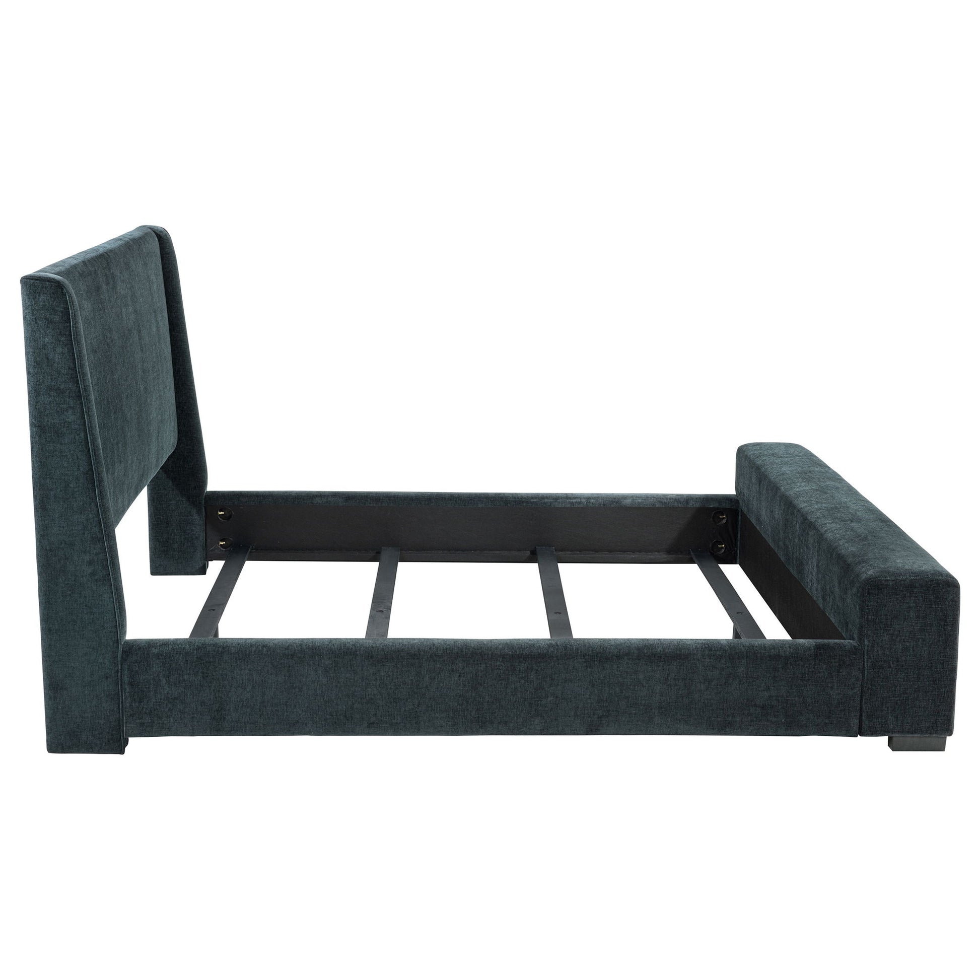 Sebastian - Upholstered Bed With Built-In Flame Visualizer And Bluetooth Speaker - The Sleep Loft - Online Mattress Showroom NYC